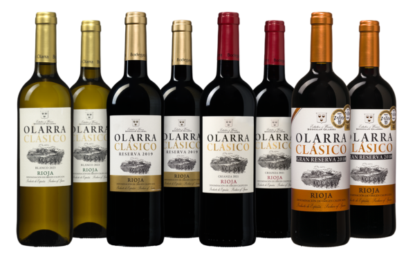 Assortiment de vin Olarra